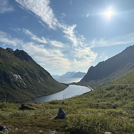 别墅 Lofoten Seaview With Sauna And Garden
